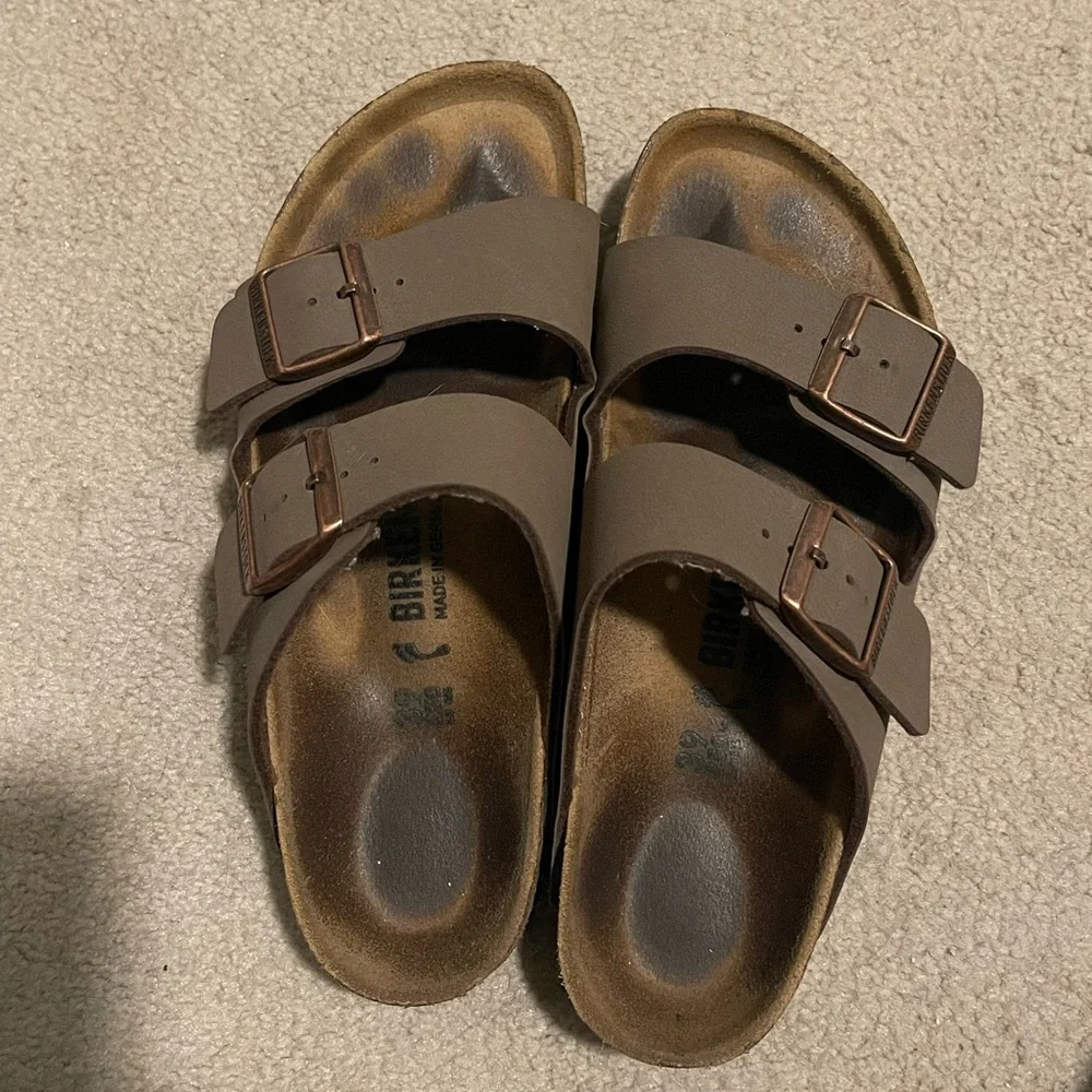 Birkenstock Womens Tan Sandals - Picture 1 of 7